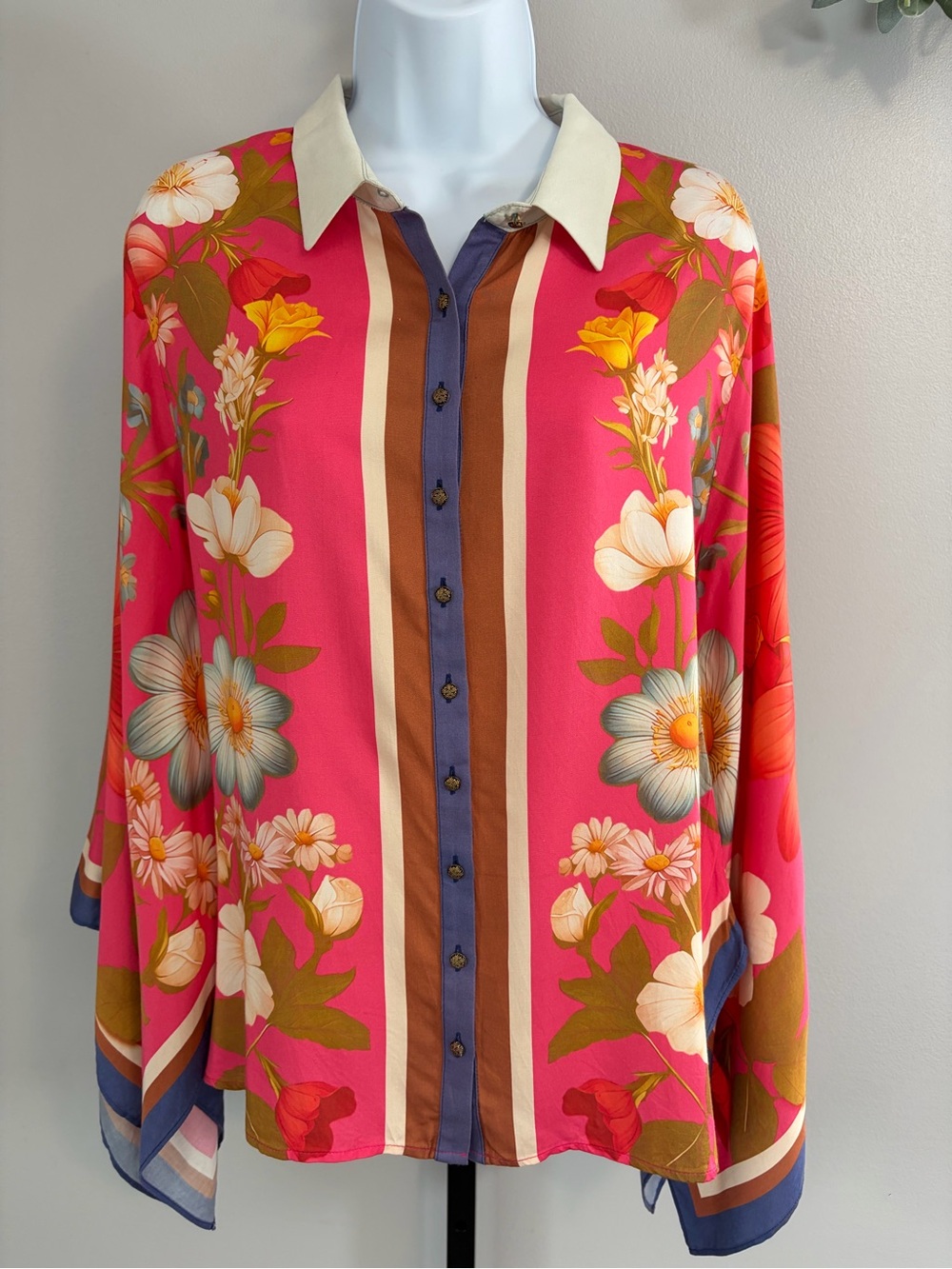 NWT Aratta Silent Journey- Floral Garden Top